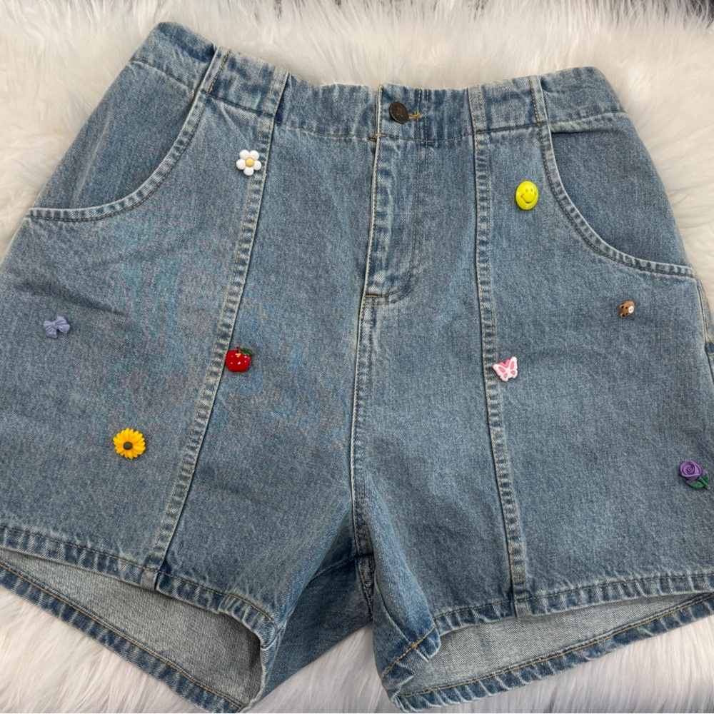 Teddy Fresh Jeans Denim Women's Shorts - Large